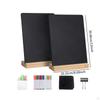 2Pcs Small Chalkboard Words Signs Decorative Chalk Board Multifunctional Message Food Labels