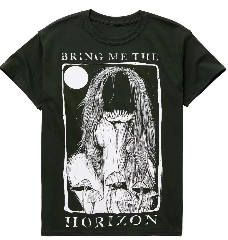 SJELDEN! Bring Me The Horizon T-skjorte for menn - BMTH Faceless / Sopp - Band T-skjorter Unisex T-skjorte
