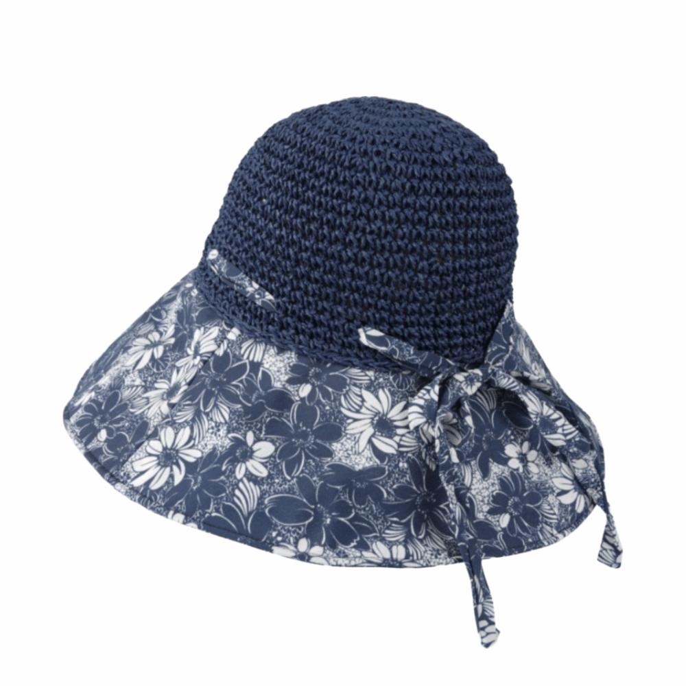 Grass Hat Large Brim Straw Hat Foldable Exquisite Flower Sun Protection Hat Uv Protection Breathable Beach Hat Beach