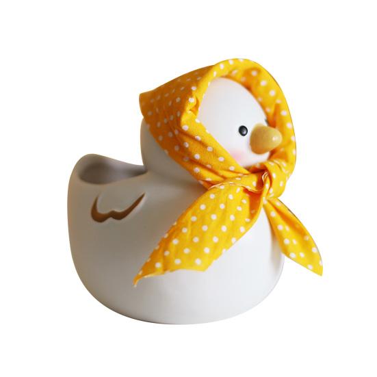 

Мультяшный цветочный горшок Трехмерный керамический горшок для суккулентов ручной работы для дома 3