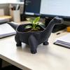 Funny Dinosaur Flowerpot Desktop Decoration Small Storage Animal Figurine Mini Flower Pot  Balcony