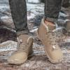 Outdoor Snow Boots Men's Non-slip Waterproof Velvet Warm Five-finger Shoes Cotton Shoes Women's Platform Barefoot Winter Couple Boots