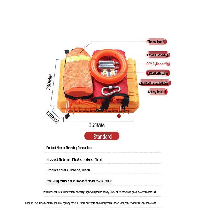 Kahn Portable Water Rescue Throw Box