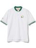 Beams Golf S/S Polo Shirt, Orange Label, Lemon Logo, Blade Collar, Men's, White, Size L, 82020213336