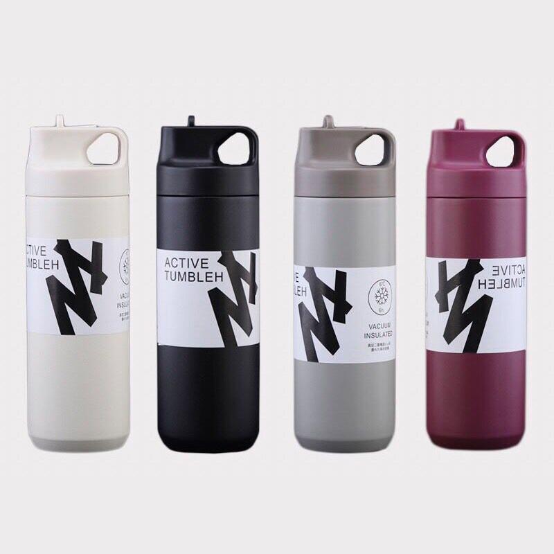 Suction Nozzle Sports Kettle Stainless Steel Thermos Cup Portable Suction Cup