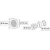 Ventilation Grille - KOTARBAU - Round - Satin Silver - Diameter 70 Mm - Mosquito Net