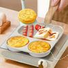 3 In1 Breakfast Frying Pan Multi-Section Omelette Pan Egg Frying Pan  Breakfast Preparation