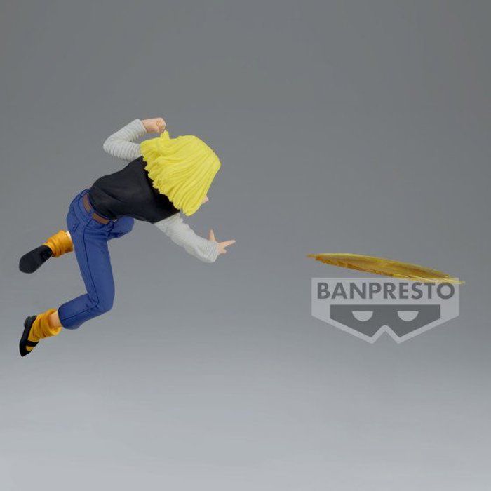 Figurine - Banpresto - Gx Materia Android 18 - Design Détaillé - Couleurs Vives - Base Solide