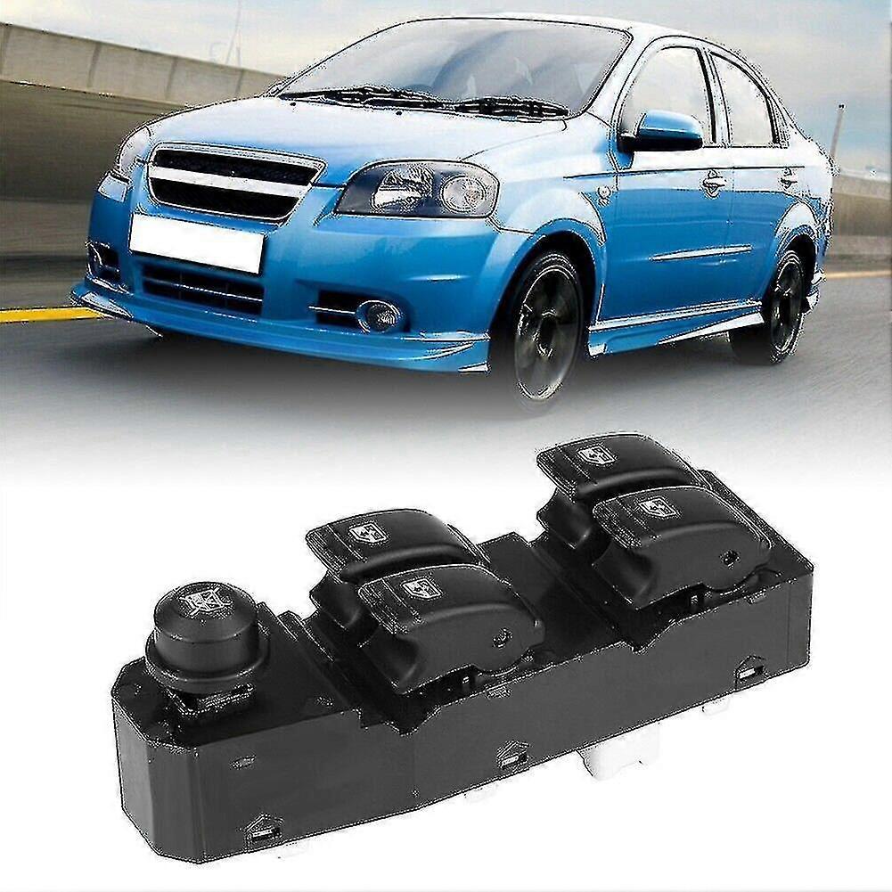 Car Left Hand Driver Side Window Switch Compatible With Chevrolet Aveo Pontiac