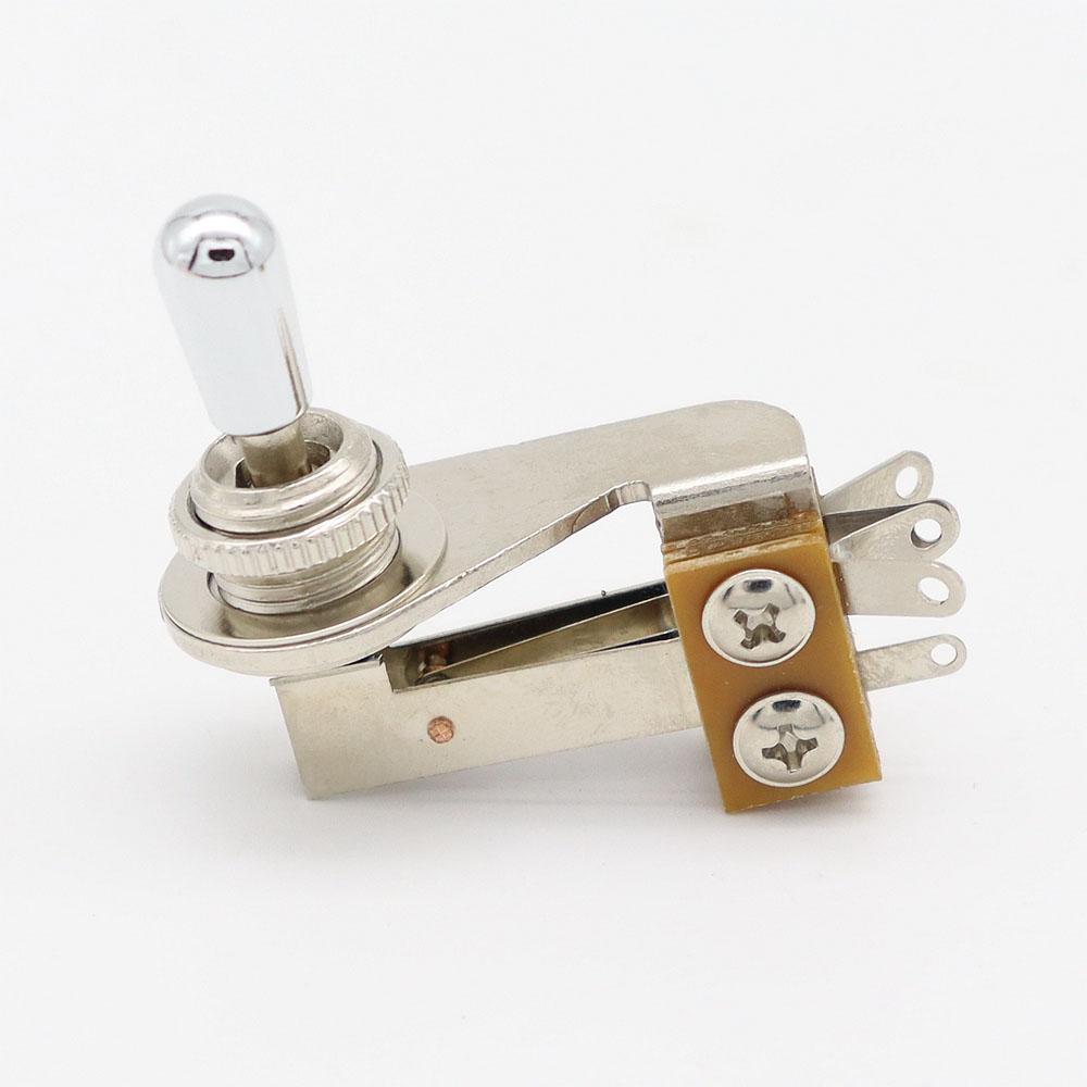 1Pcs L Type 3 Way Guitar Switch Plastic Tip Guitar Pickup Selector Toggle Switch For Electric Guitar