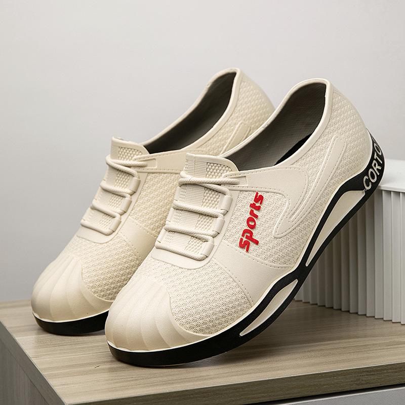 

Низкие забродные сапоги для ходьбы, обувь для мальчиков, для рыбалки, пляжа, для взрослых, водонепроницаемая обувь, резиновая обувь с мелким горлом, короткие рабочие ботинки 45 покинуть белый