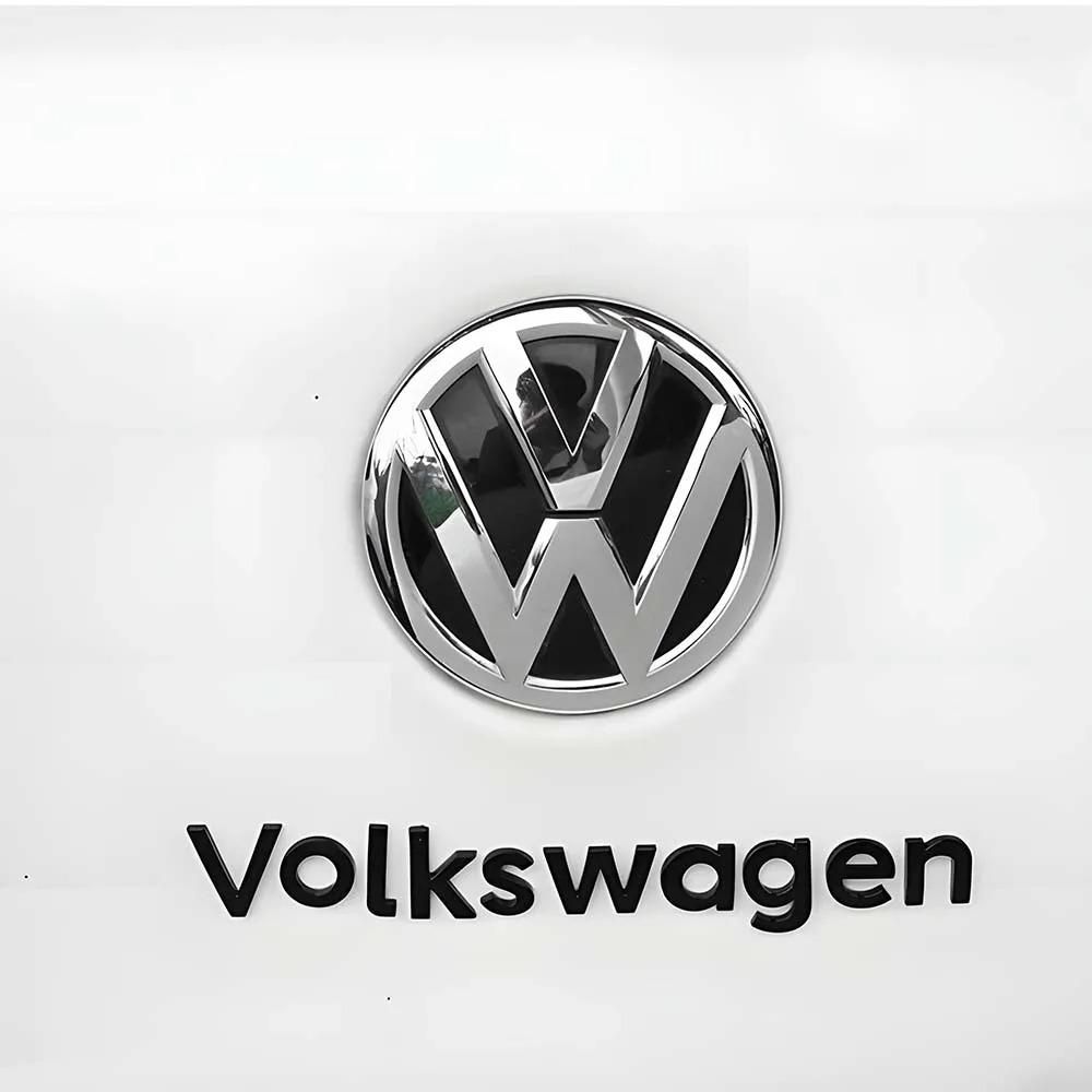 Emblems 3D Car Body Tail Trunk Decoration Letter Emblem M132 Sticker For Volkswagen VW Golf Passat Polo Tiguan Jetta Caddy T-ROC