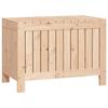 VidaXL Boîte de Rangement de Jardin, Coffre à Outils avec Couvercle, Organisateur de Terrasse Patio Extérieur, Marron Bois 836144