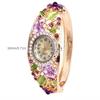 Quarzwerk Blumenuhr Legierung Quarzarmband Armbanduhr Lässiger Anlass