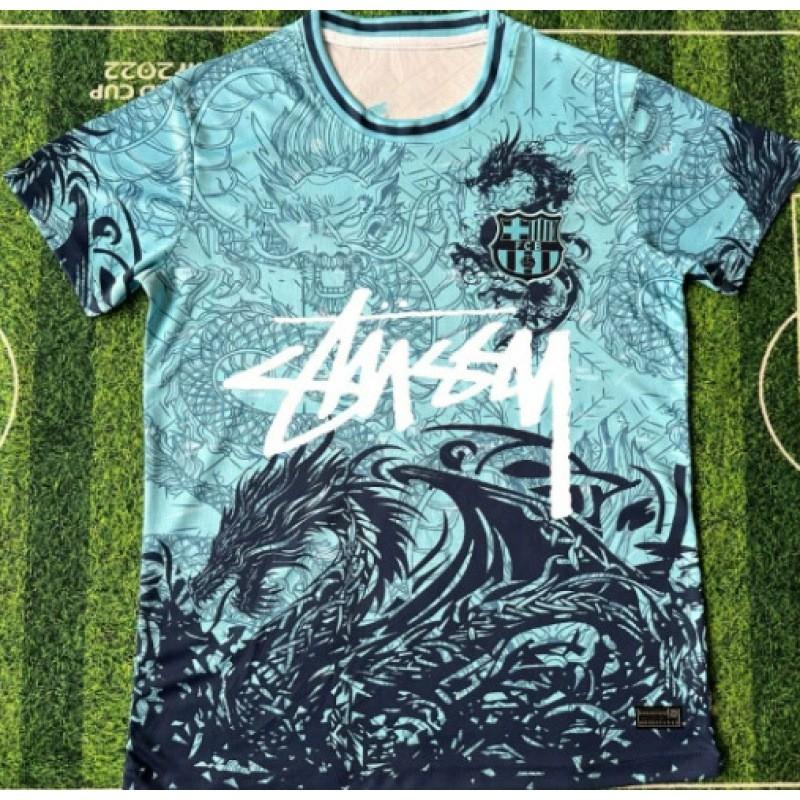 Maglia da Calcio Signature Stussy Retro Brasile Argentina Portogallo Maglia da Allenamento Calcio Uomo Donna Manica Corta