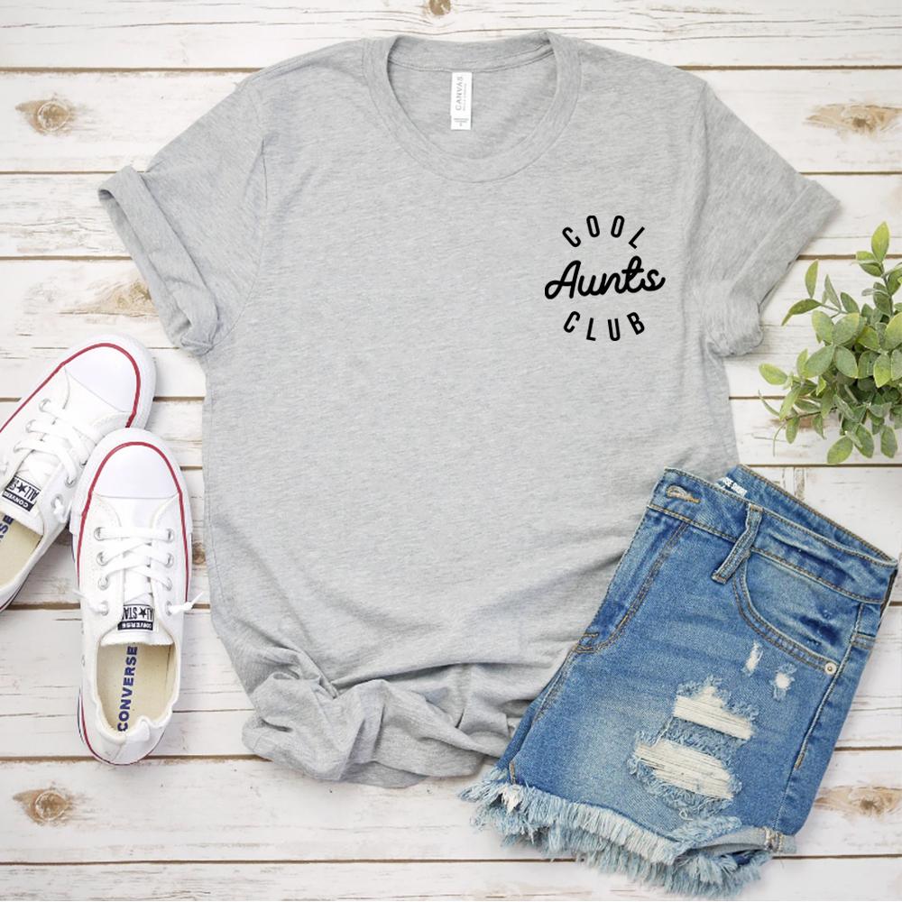 Cool Aunts Club Shirt Favorite Aunt Shirt Funny Cool Aunt Tee Cool Aunt Gift From Niece Trendy Shirts for Women Harajuku Y2k Top