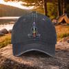 Chakra Meditation Graphic Washed Baseball Cap Adjustable Cotton Outdoor Unisex Daily Wear Cap