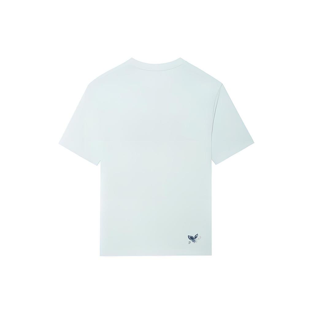 Li-Ning Crew Neck Short Sleeve Tee 'Light Blue' Men's AHSSA19-5