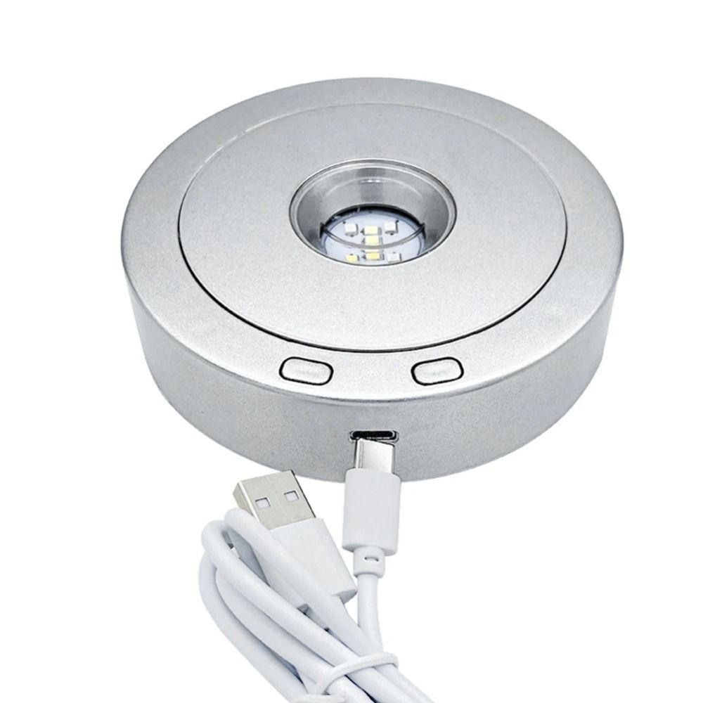 

Round Display Pedestals Adjustable LED Light Base Night Lamp Base Wedding Party Exhibitions