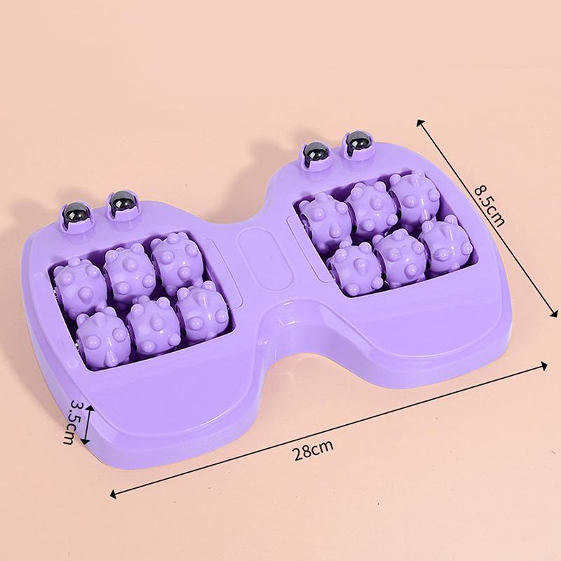 

Массажер для ног и ног, ролик для стоп, магнитные бусины, многоточечный акупунктурный шарик для облегчения подошвенной боли, инструмент для рефлексотерапии фиолетовый