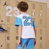 Jordan Shirt Comfortable Soft Lightweight Breathable Short Sleeve Kids Tops North-Carolina-Blue JD2322032GS-001_DS