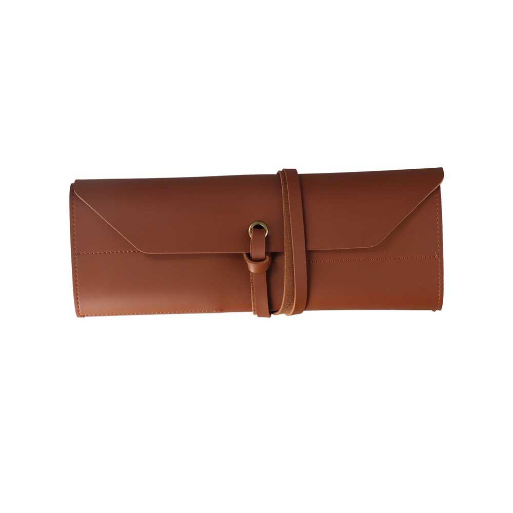 Case Wrench Storage Bag Carry Tool Organizer Leather Folding Bag Tool Storage Bag Tool Roll Up Bag