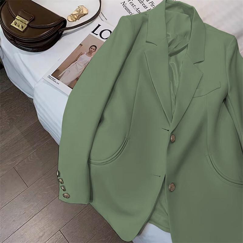 Formal Blazers Suit Jacket for Women Solid Color Long Sleeve Blazers