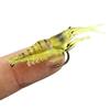 Soft Simulation Fishhook Garneles Garneles Lure Hook Tackle Bait Makšķerēšanas mānekļi Mākslīgā ēsma Gaismas garneles
