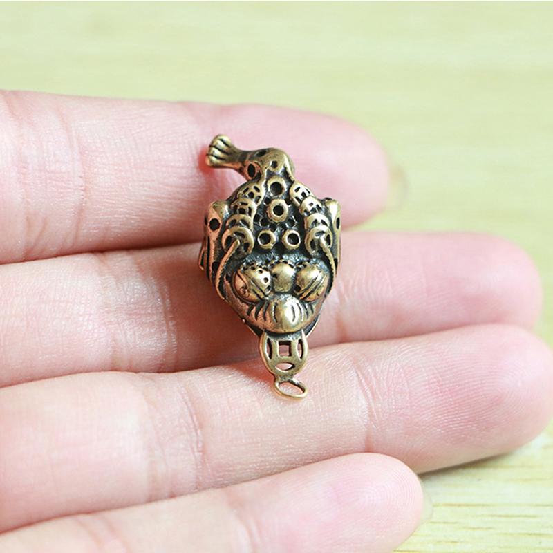 Chinese Fengshui Ornament Lucky 3-Leg Frog Wealth Toad Animal Figurine Statue