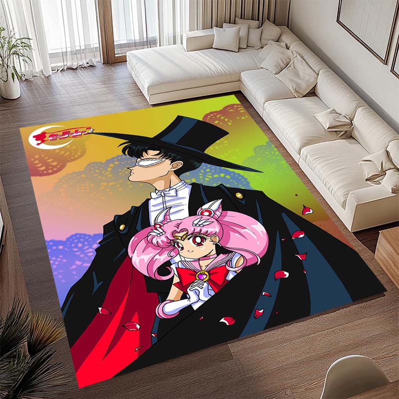 Diese beliebte Spielmatte im Anime-Design mit Pretty Guardian Sailor Moon besteht aus bequemem, weichem, dickem und rutschfestem Flan