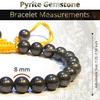 Zenvibes Pyrit-Armband | Rohes Echtheitszertifikat | Zieht Geld an und stärkt das Selbstvertrauen |