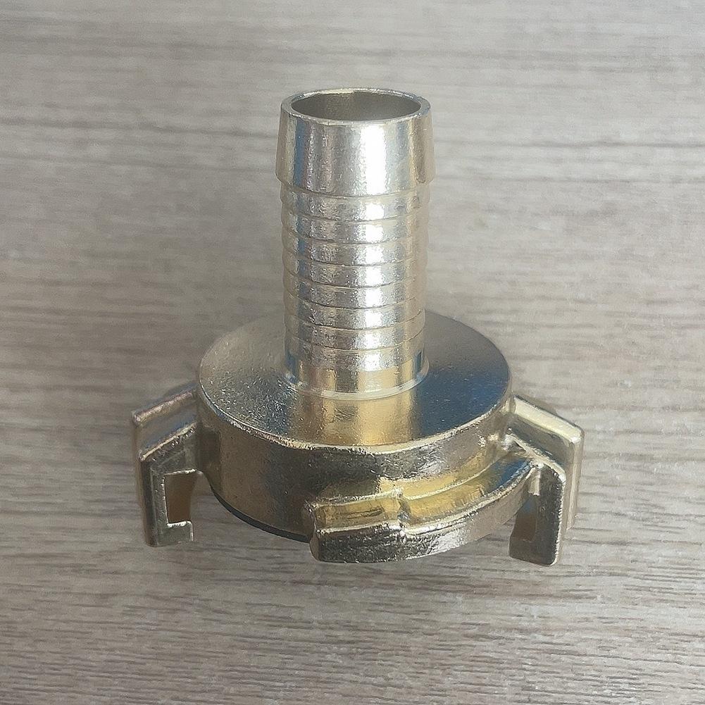 Quick Connect Brass Hose Section Adapter For German Garden System Industry Workshop Water Pipe Fittings 1 Pack