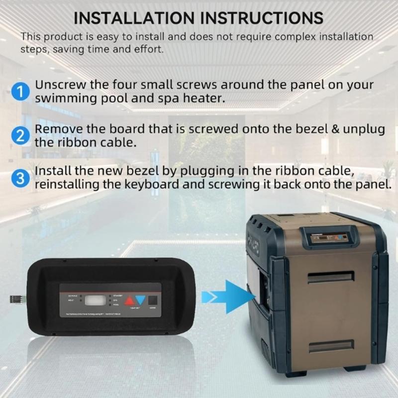 High Efficiency Control Panel And Membrane Keyboard For Pool Systems