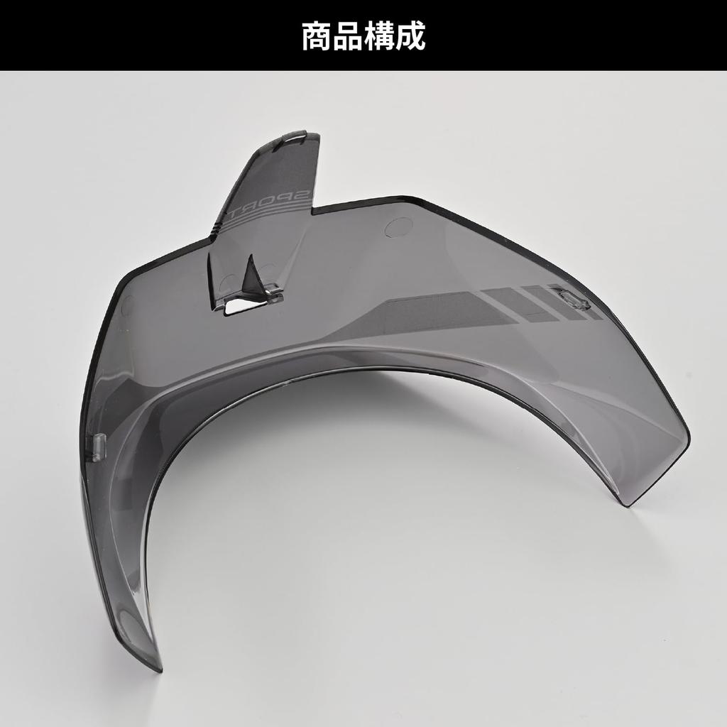 Nolan Spoiler para Capacete de Moto Spoiler RAS Fumaça Escura 47282 [] N60-6/Esportivo