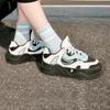FILA Fusion 50-50 Comfortable Versatile Low-Top Sneakers Women sneakers Black White T12W432201FBS