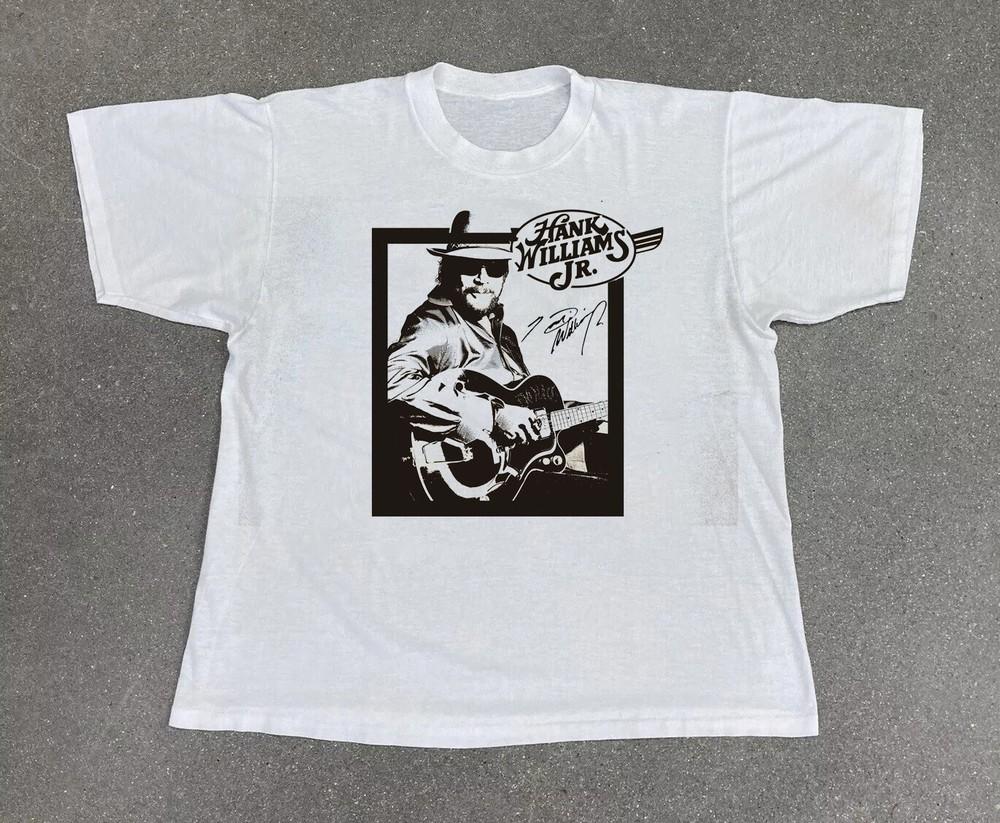 

Hank Williams Jr. White Color All Size S To 5XL Shirt Unisex Unisex T-Shirt S