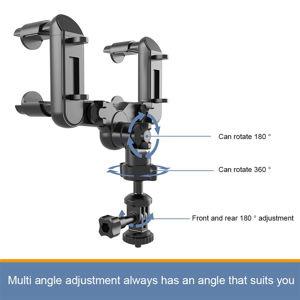 Anti-Shake Car Mounting Bracket 360 Adjustable Rear View Mirror Camera Holder DVR Support Holder for Insta 360 Action Cameras