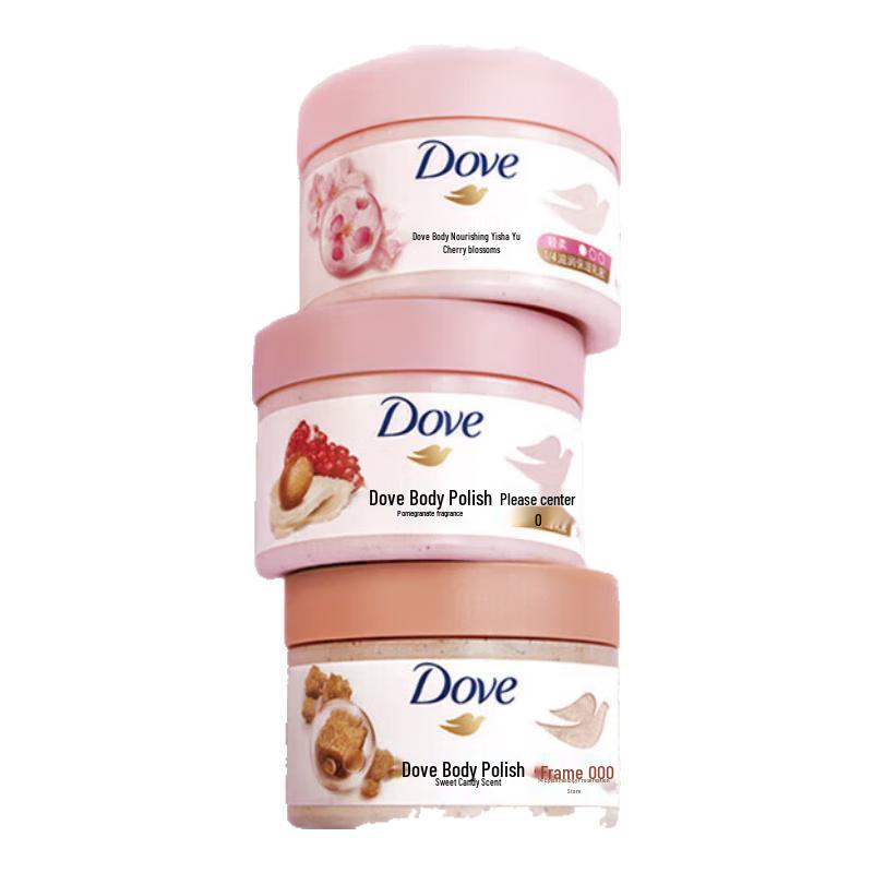 Dove Увлажняющий скраб для тела с гранатом
