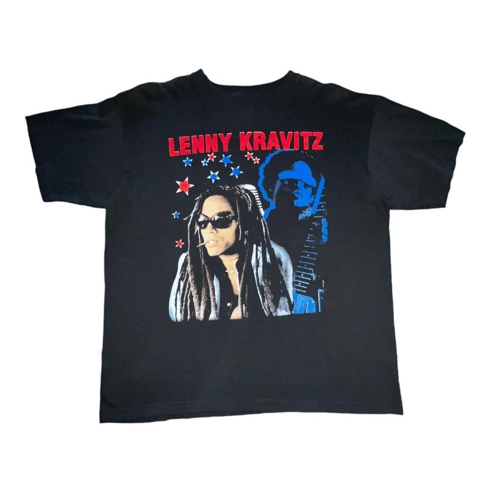 Новая футболка Lenny Kravitz Тур 1999 Рождественский Подарок Унисекс S-5XL Футболка DO346 Унисекс Футболка L