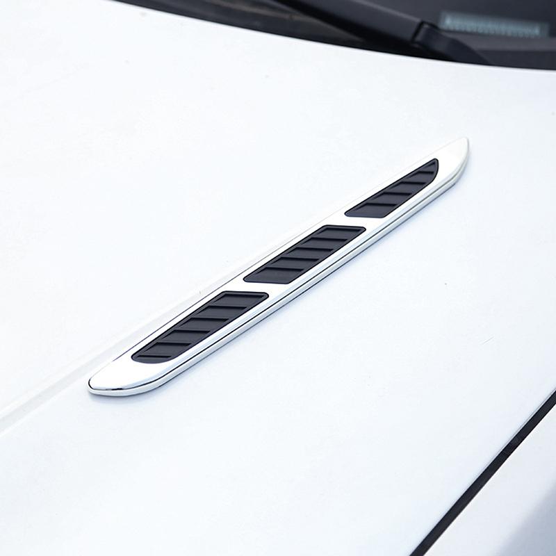 1 Par Auto Flow Ventil Skjerm Hai Gjeller Simulasjon Utløp Sideventil Bilklistremerker Panserdekorasjon Bilmodifikasjonstilbehør