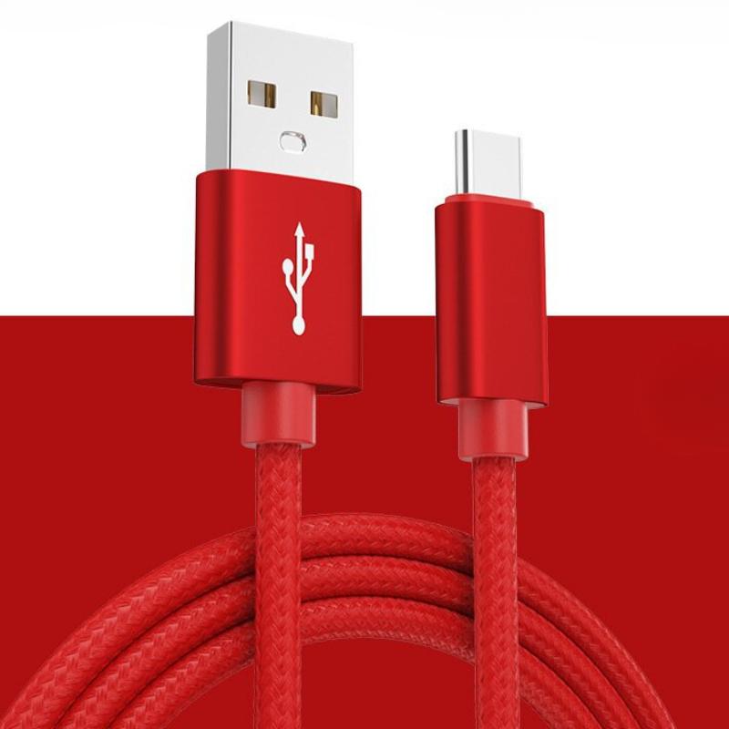Цифровые кабели Кабель USB Type-C для быстрой зарядки для телефонов Android - Совместим с Samsung, Redmi, OnePlus и Xiaomi 1m