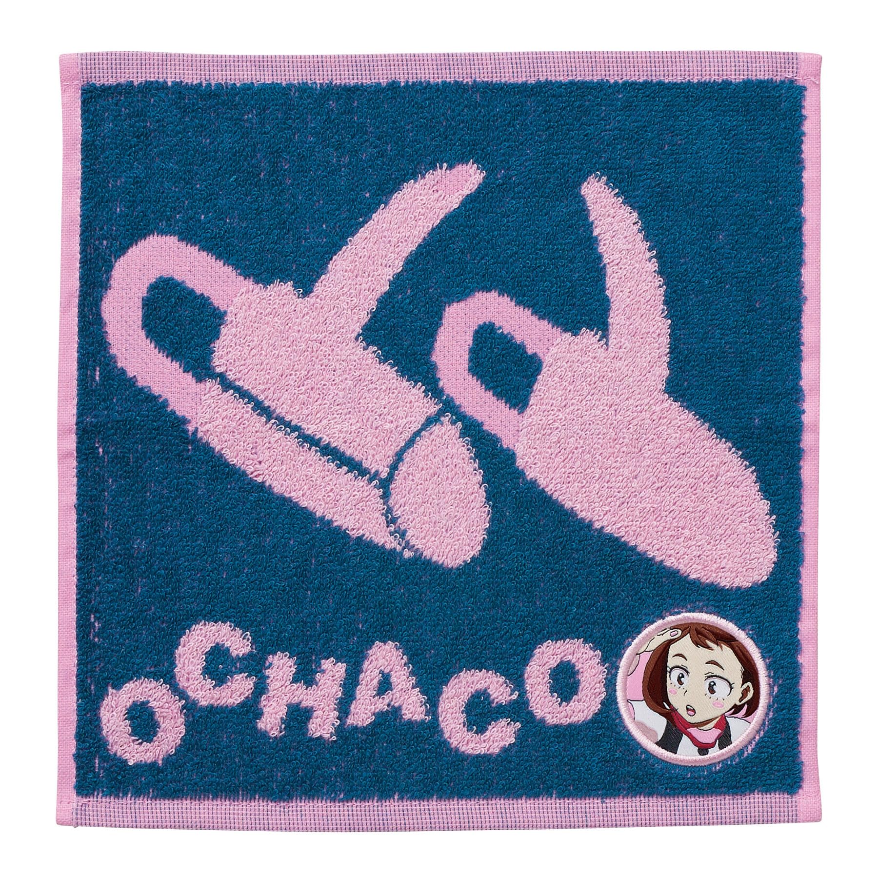 Bandai Mini Towel My Hero Academia Ochaco Uraraka Handkerchief Cotton Character Design Antibacterial and Deodorizing Gift Birthday 4385000200 - - - -