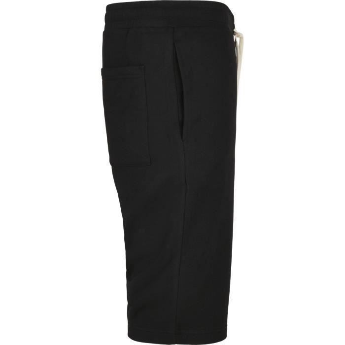 Short de survêtement - Urban Classics - Noir - Coupe loose - Taille élastique - 300 GSM