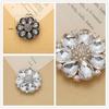 1pcs Craft Supplie Handmade Decorative Rhinestone Metal Buttons,sewing Buttons On Fur Coats Garment Accessories