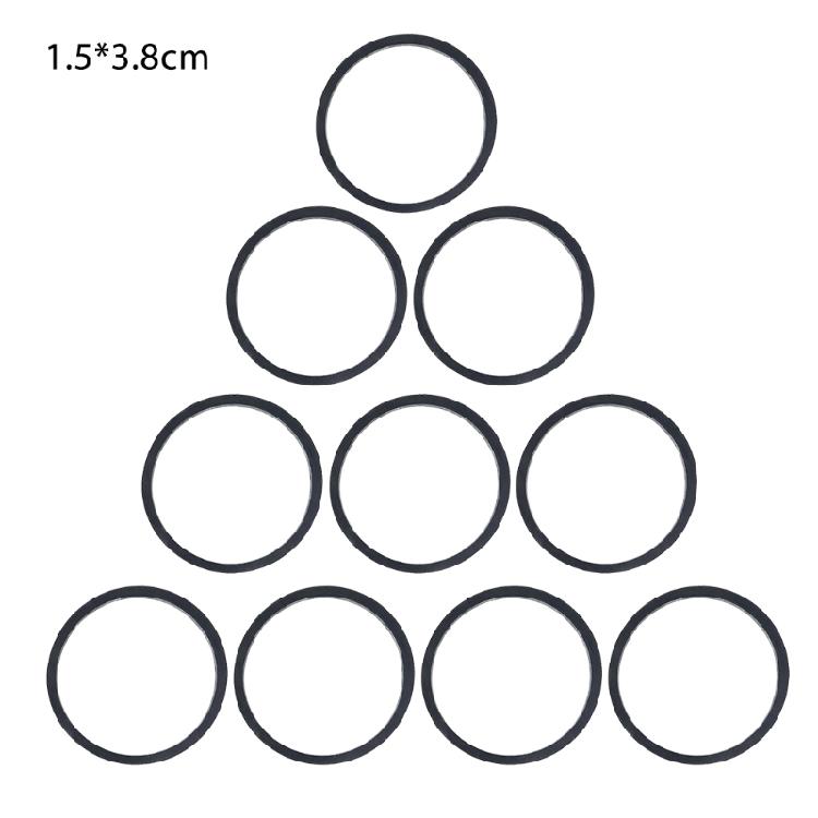 10Pcs/bag 1.5mm Universal Cassette Tape Machine Belts Assorted Common Rubber