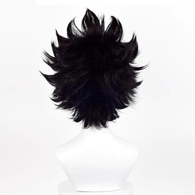 Perucă Cosplay Gen Narumi Roz Negru Mixt Perucă Scurtă Păr Sintetic Rezistent la Căldură Halloween Anime Peruci + Calotă pentru Perucă