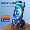 Multi-functional Wireless Charger & Phone Holder with Digital Clock and Bluetooth Earphone Dock