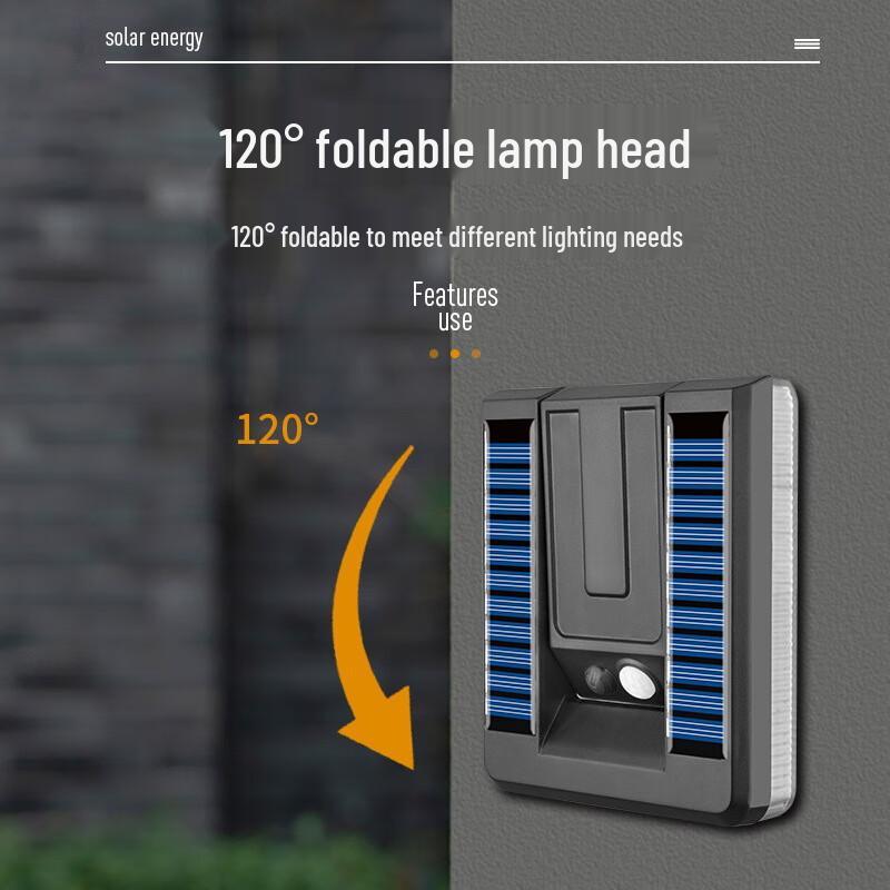 Outdoor Solar Motion Sensor Wall Light (2-Pack)
