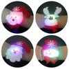 Glowing Christmas Bracelets Circle Wrist Bands Light Up Wristbands for Xmas Party Decoration Elk Wrist Band