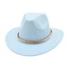 Felt Hat Outdoor Vintage Jazz Hat Vacation Travel British West Cowboy Hat